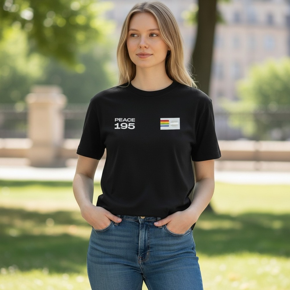 Akomplice x Umbro Peace 195 Egalitarianism T-Shirt Black Small UUM1UBQV-UGQ